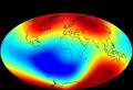 Perubahan medan magnet bumi